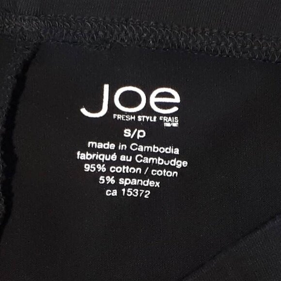 NWOT Joe Fresh black ankle cut cropped slim fit leggings, XS or S - Picture 12 of 16